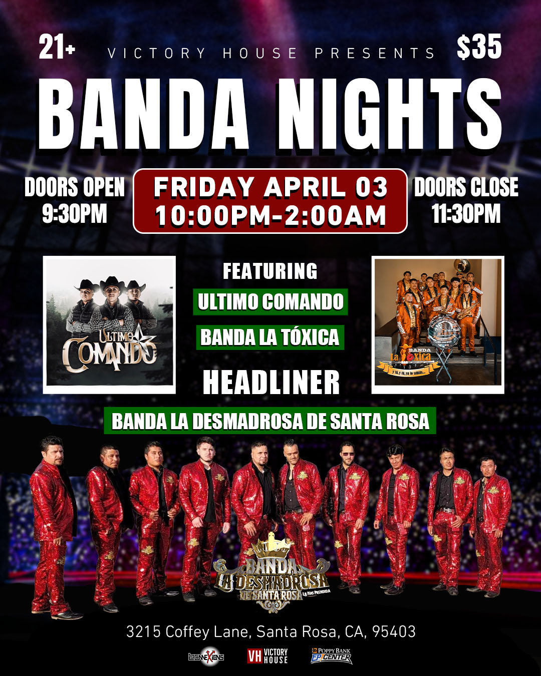 Banda Nights April 3 2026 4x5