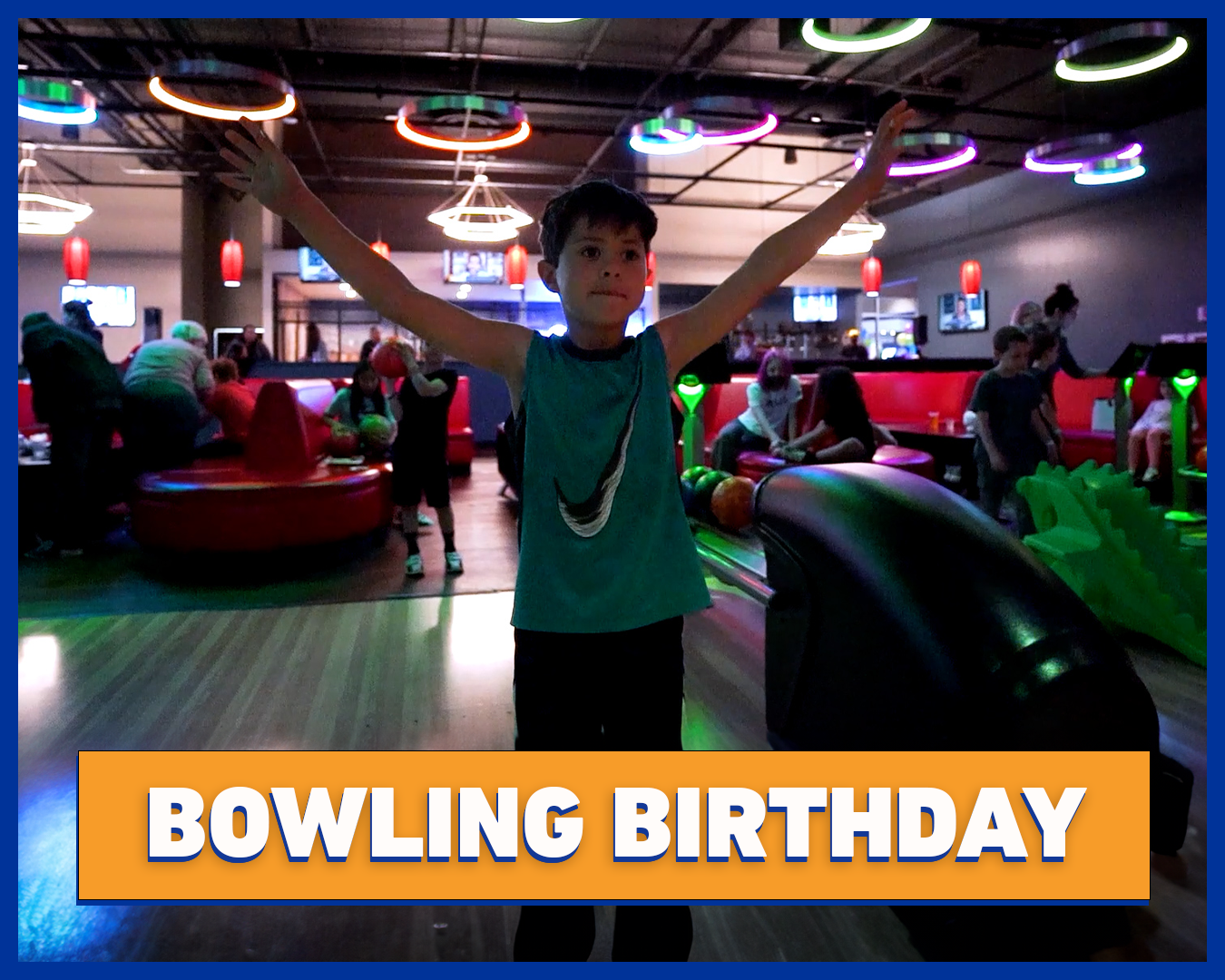 Bowling Birthday Card