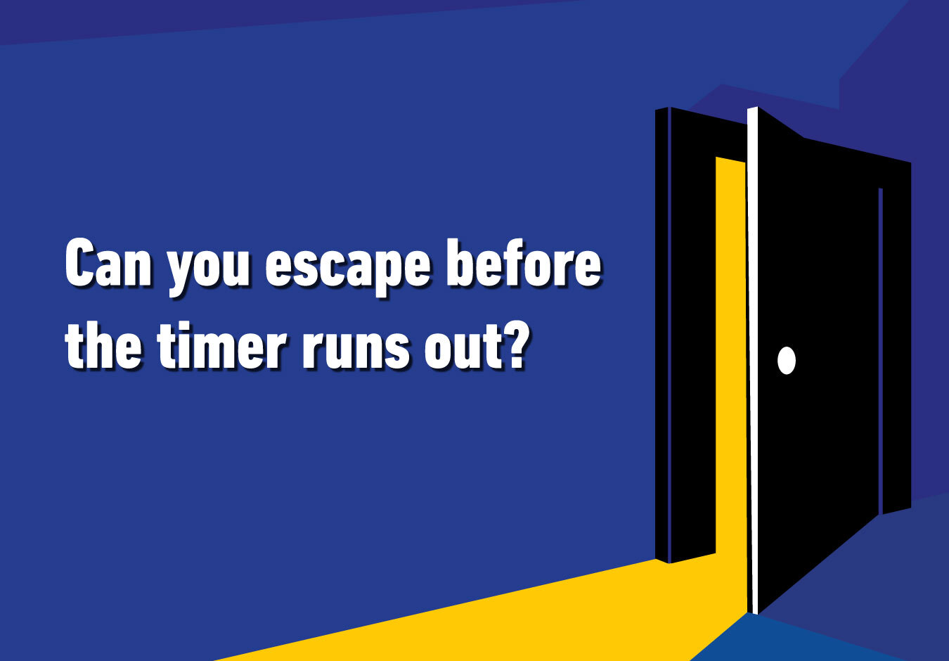 Locked Escape Room Graphic Can You Escape Before The Timer Runs Out?