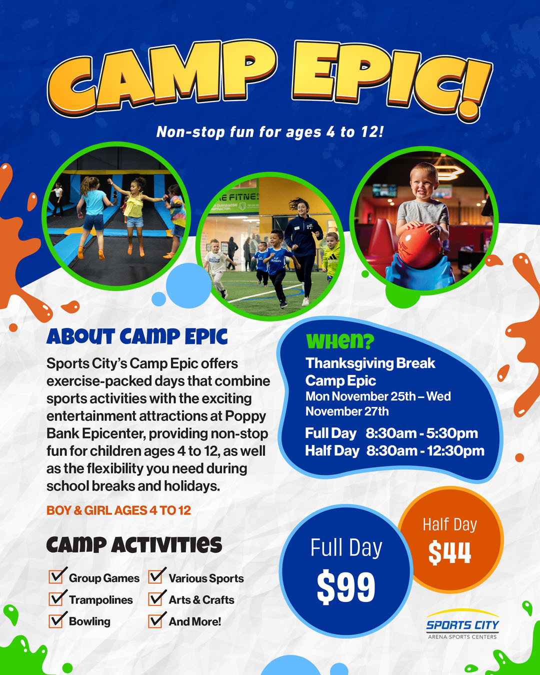 Thanksgiving Camp Epic 2024