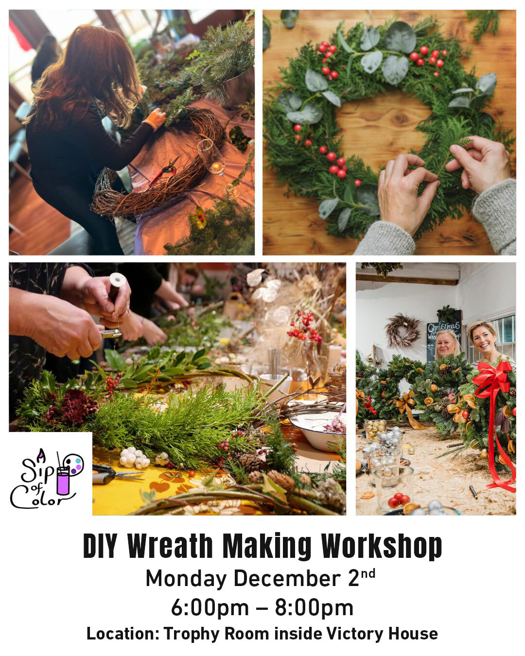 Wreath Making Workshop Dec 2024