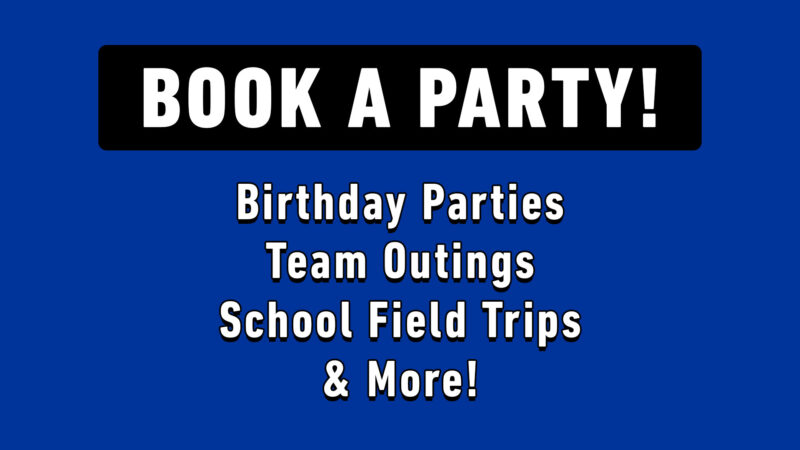 Book a party web card