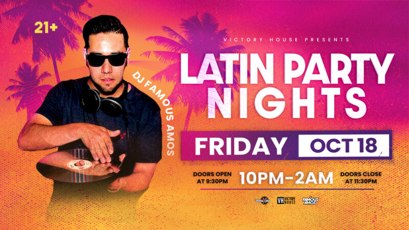 Latin Party Nights Oct 18 2024 Wide