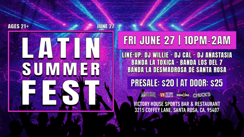 Latin Summer Fest Flyer WIDE