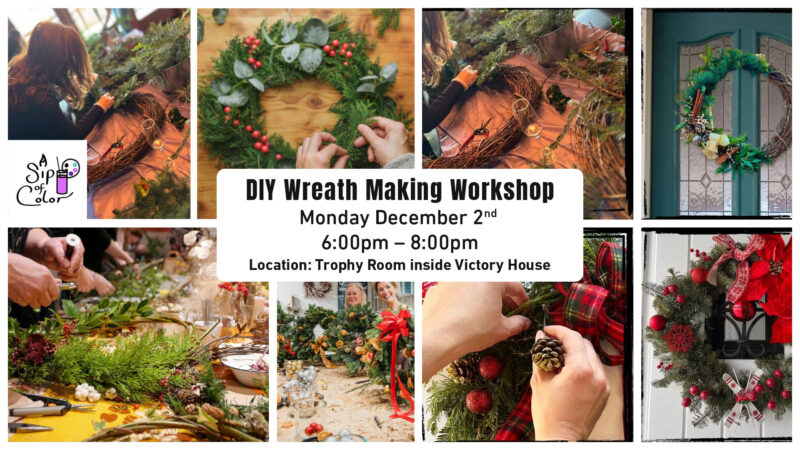 Wreath Making Workshop Dec 2024 Banner